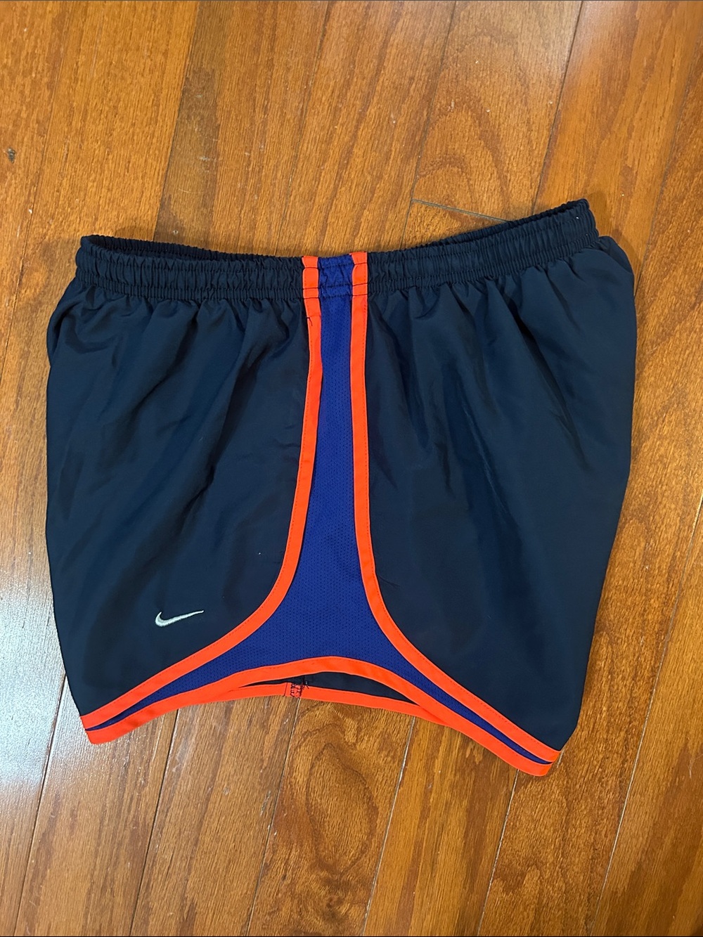 Nike Navy & Orange Running Shorts - Picture 5 of 6